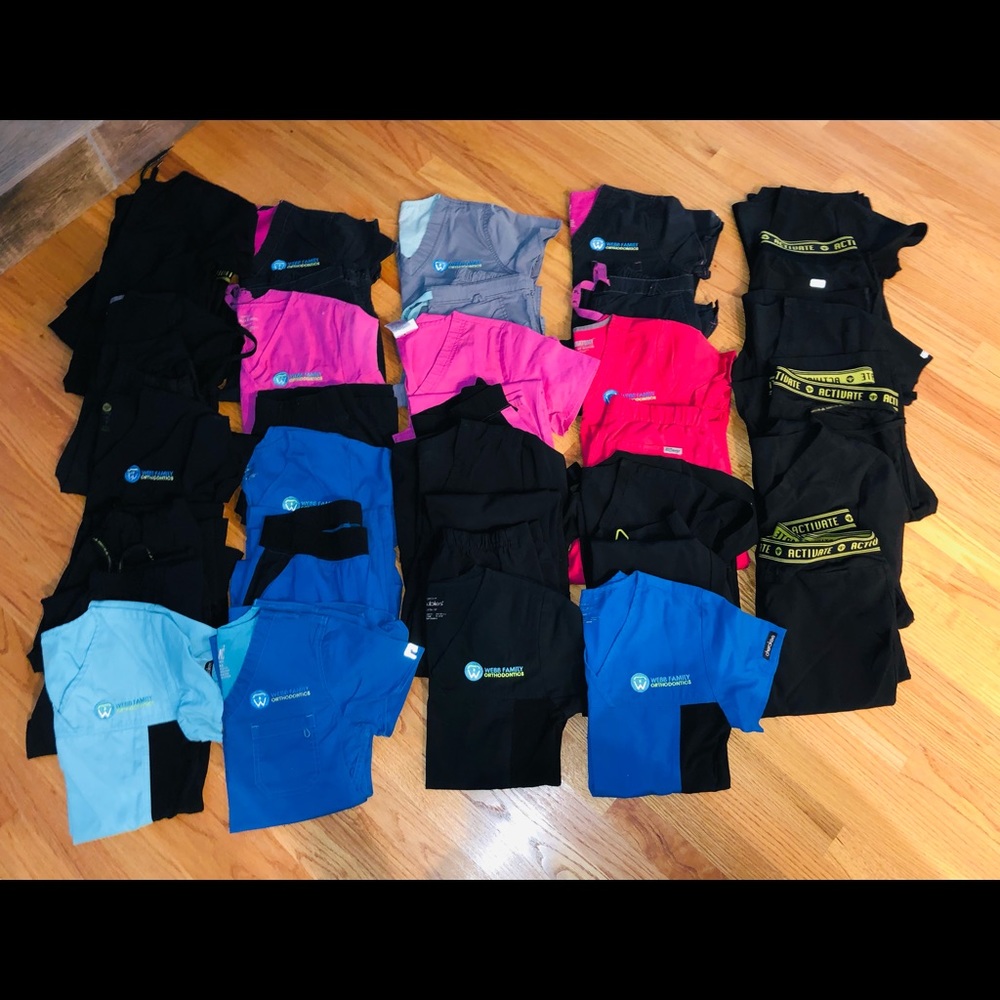 ****SOLD*****All scrubs pictured for $15 total.